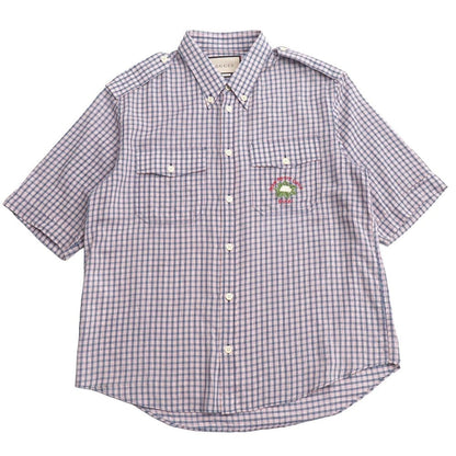 Gucci Short Sleeve Shirt 46 Mon Petit Chou Check