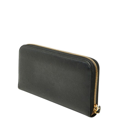 Prada Wallet Black Saffiano Leather — view 2