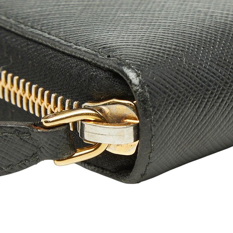 Prada Wallet Black Saffiano Leather — view 5