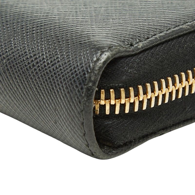 Prada Wallet Black Saffiano Leather — view 4