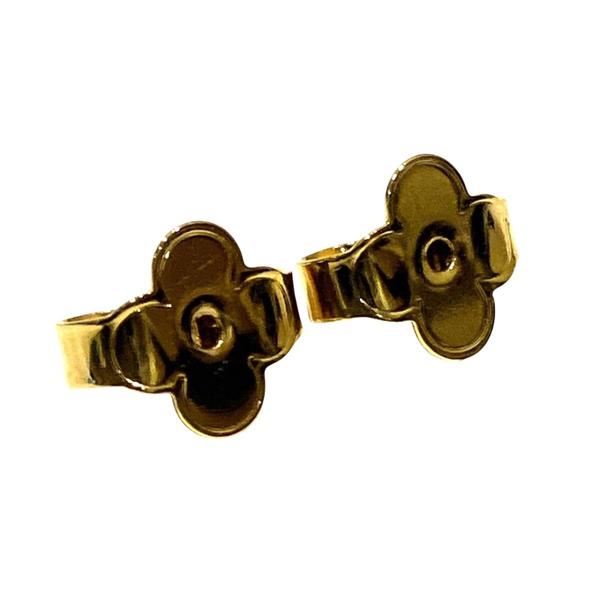 Louis Vuitton Book le Doreil Blue Mining Earrings Brass — view 4