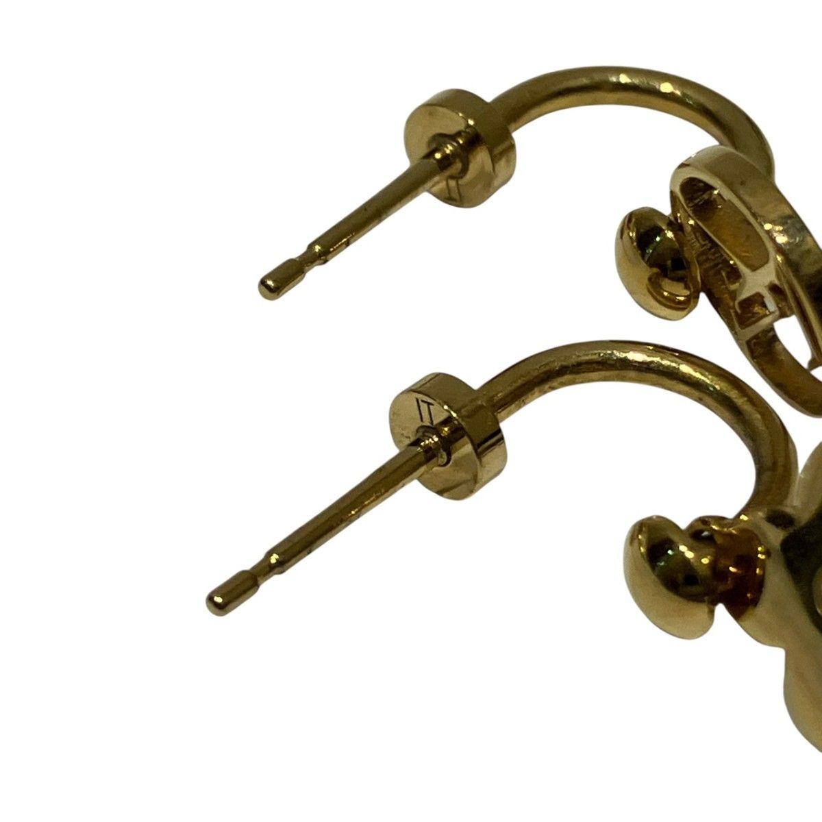 Louis Vuitton Book le Doreil Blue Mining Earrings Brass — view 5