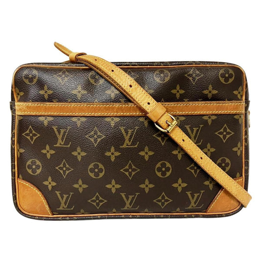 Louis Vuitton Trocadero 30 Monogram Shoulder Bag Leather Canvas