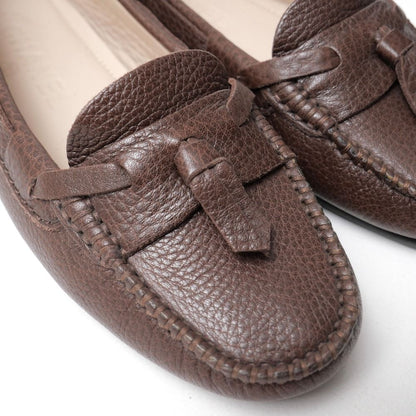 Chanel Loafers Driving Shoes Slip On CC Logo Tassel 35.5 — view 6