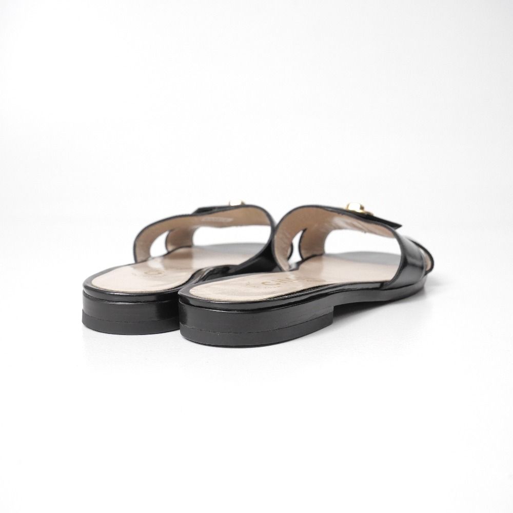Chanel Sandals CC Logo Turnlock Decoration 36 — view 3
