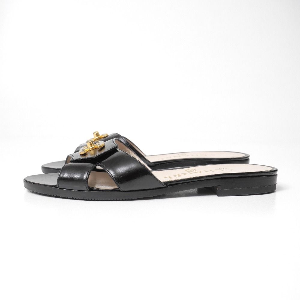Chanel Sandals CC Logo Turnlock Decoration 36 — view 2