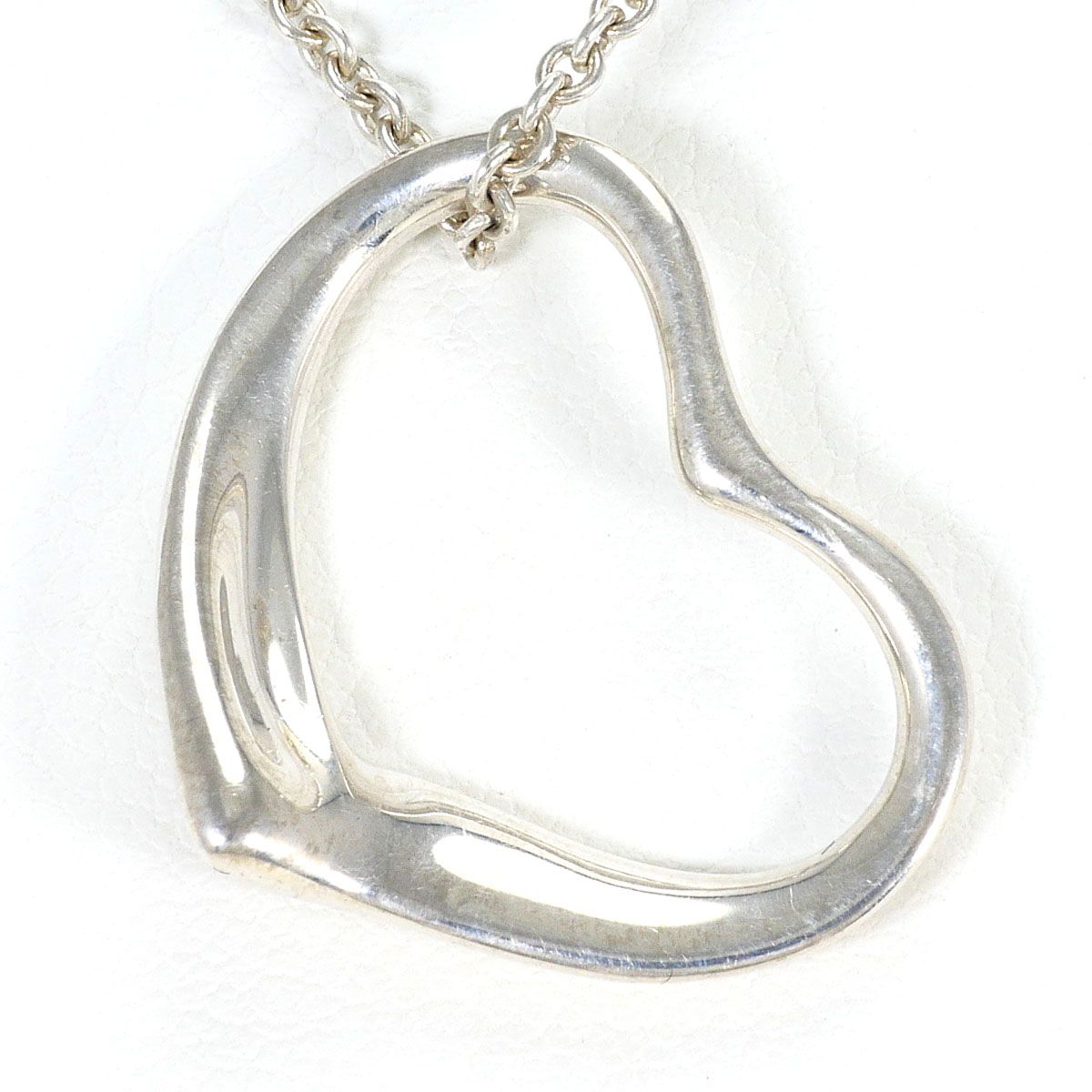 Tiffany & Co Open Heart 925 Sterling Silver Necklace 38