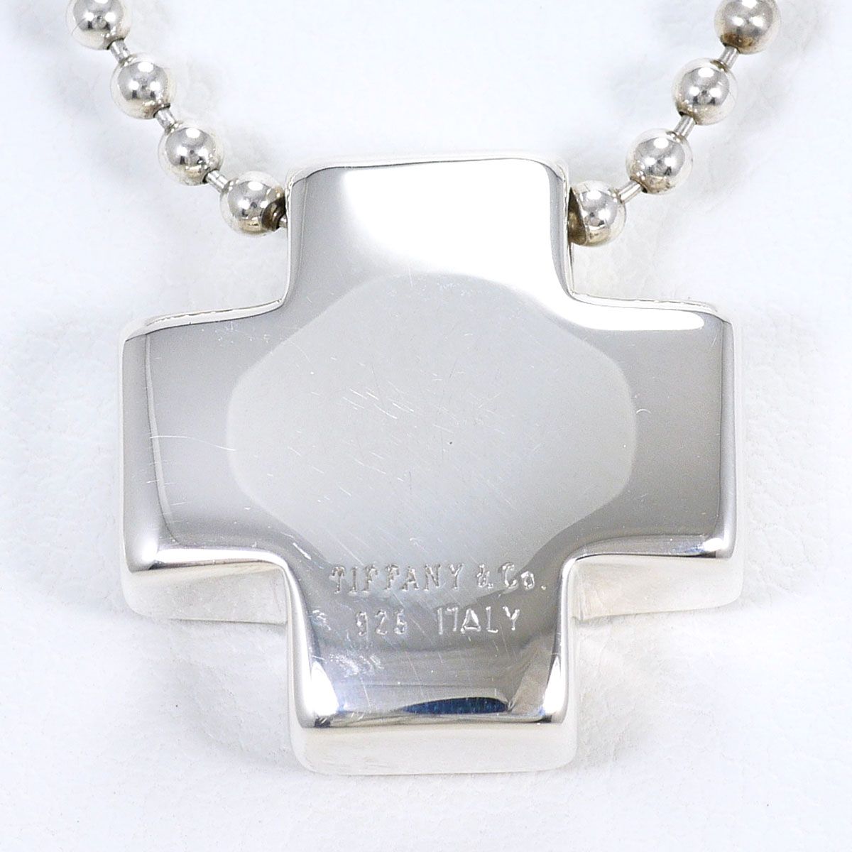Tiffany & Co Roman Cross 925 Sterling Silver Necklace 40 — view 3