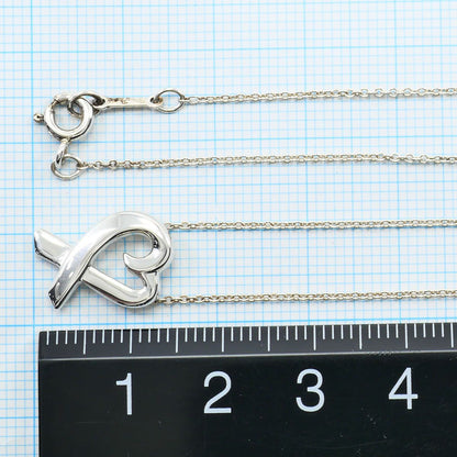 Tiffany & Co Loving Heart 925 Sterling Silver Necklace 41 — view 5