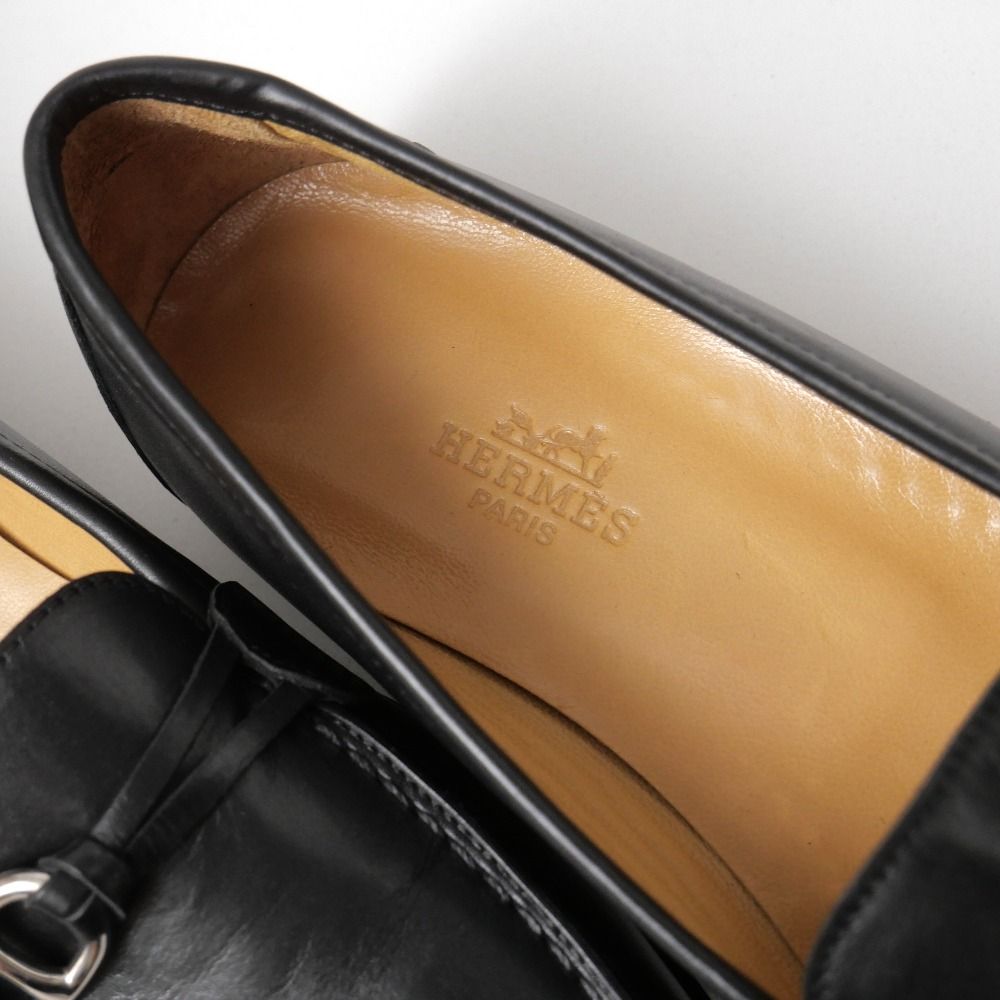 Hermes Loafers Chaine D'Ancre Leather 37.5 — view 6