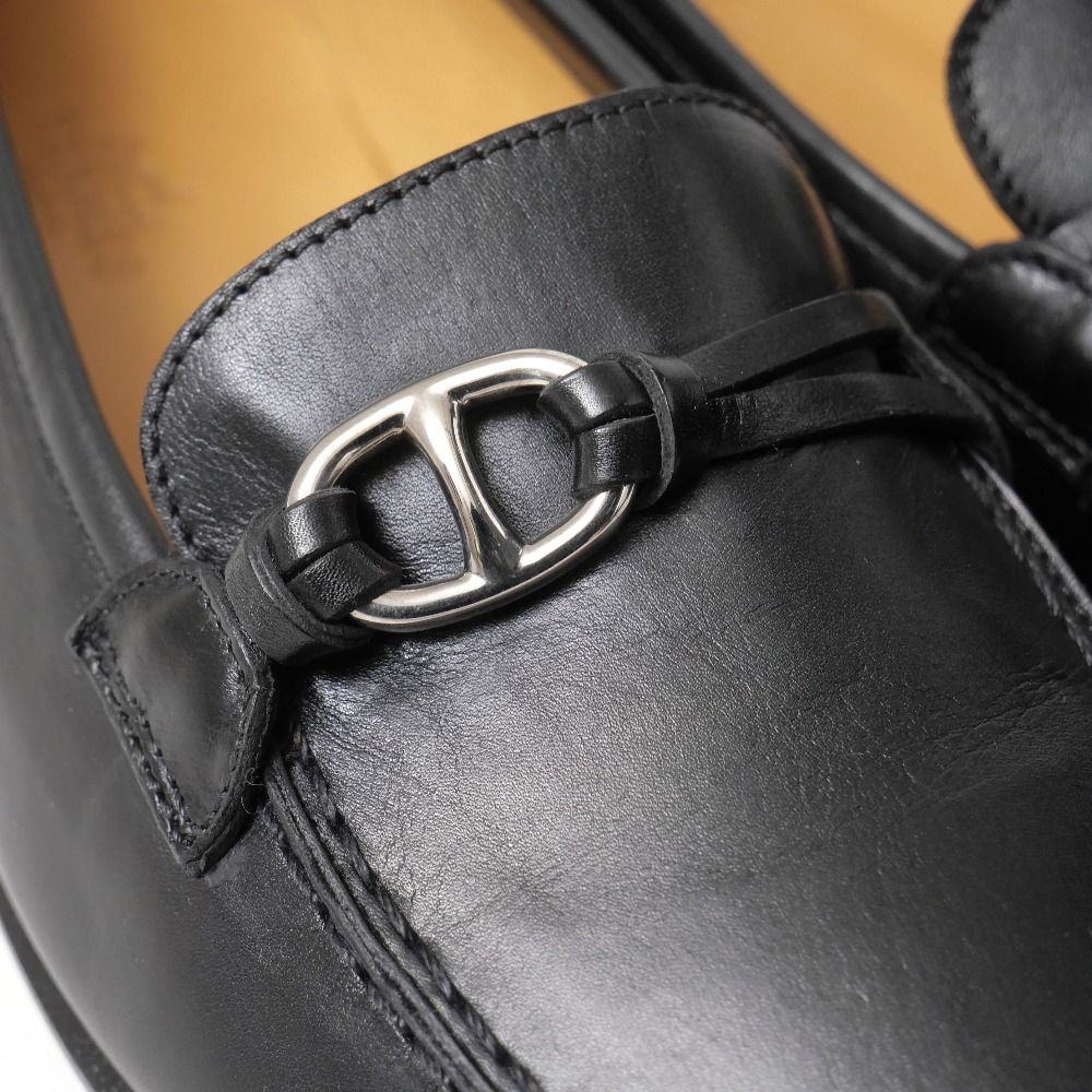 Hermes Loafers Chaine D'Ancre Leather 37.5 — view 5