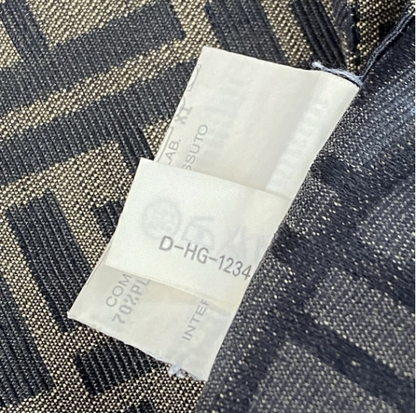 Fendi Skirt Long Zucca Pattern FF Logo Brown 42 — view 7