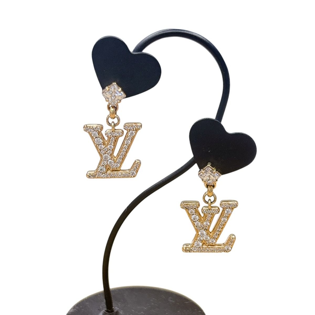 Louis Vuitton Earrings LV Gold — view 3