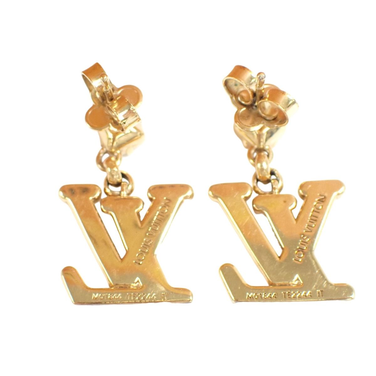 Louis Vuitton Earrings LV Gold — view 2