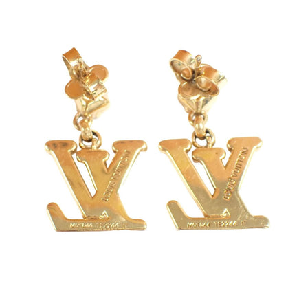 Louis Vuitton Earrings LV Gold — view 2
