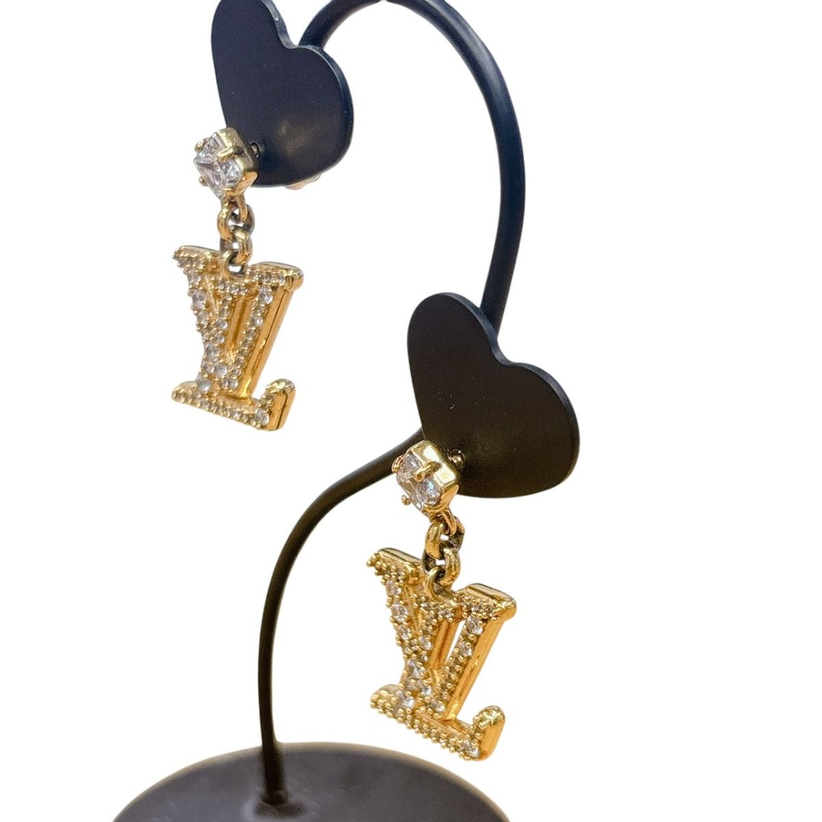 Louis Vuitton Earrings LV Gold — view 4