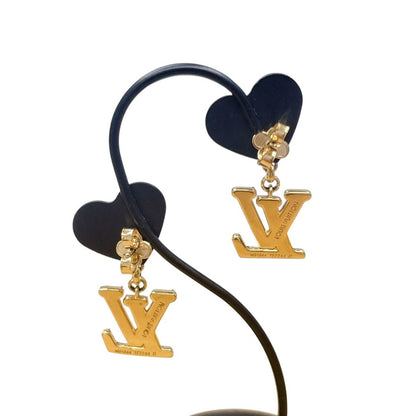 Louis Vuitton Earrings LV Gold — view 5
