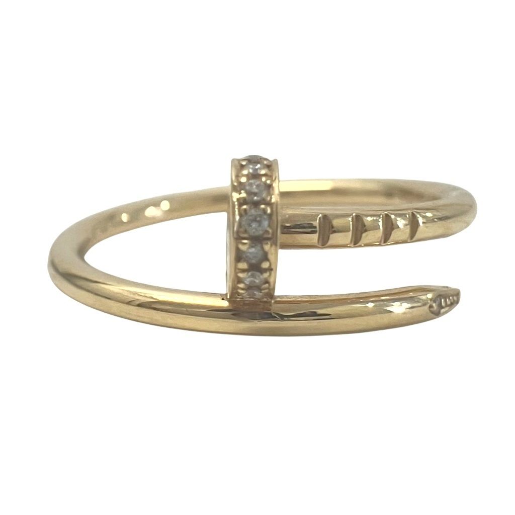 Cartier Juste Ankle Ring Nail Diamond 55 Gold — view 5