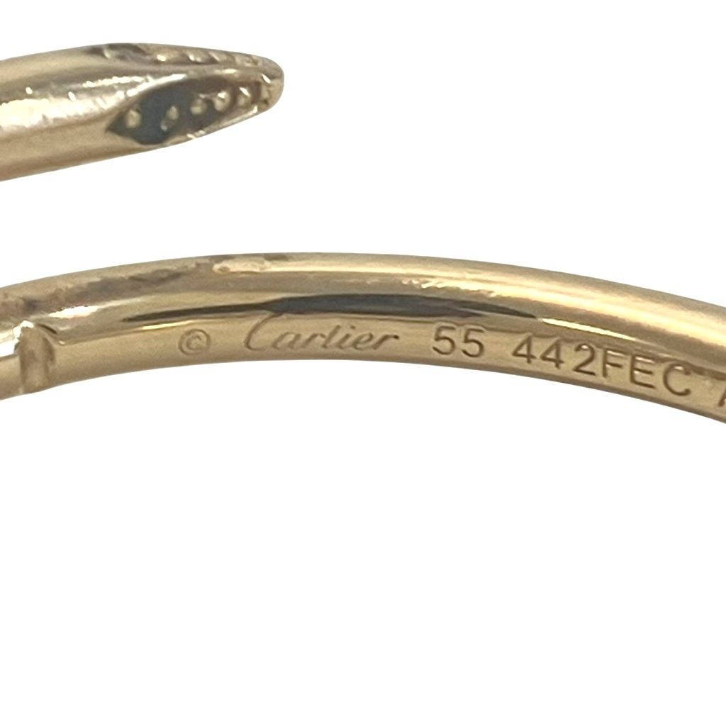 Cartier Juste Ankle Ring Nail Diamond 55 Gold — view 7