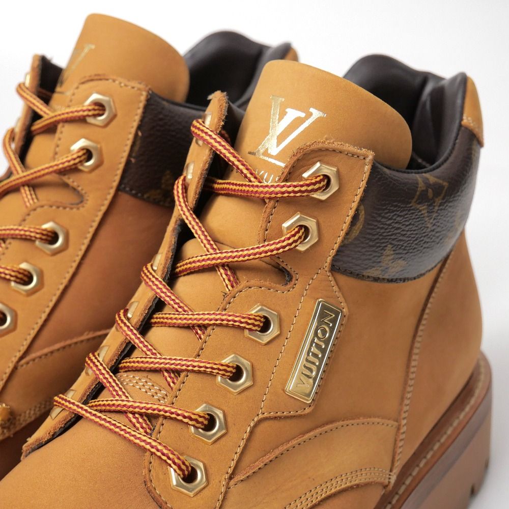 Louis Vuitton Oberkampf Line Boots Monogram Nubuck Ankle 7 — view 5