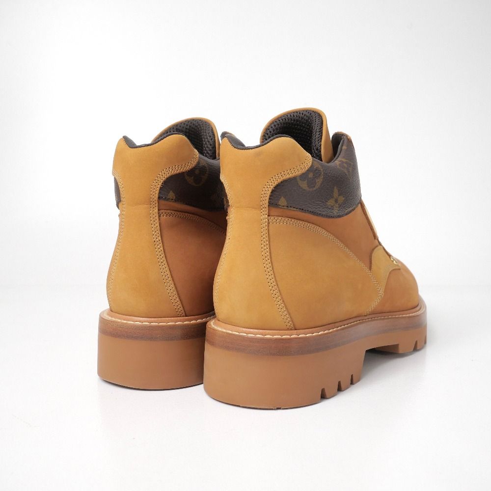Louis Vuitton Oberkampf Line Boots Monogram Nubuck Ankle 7 — view 3