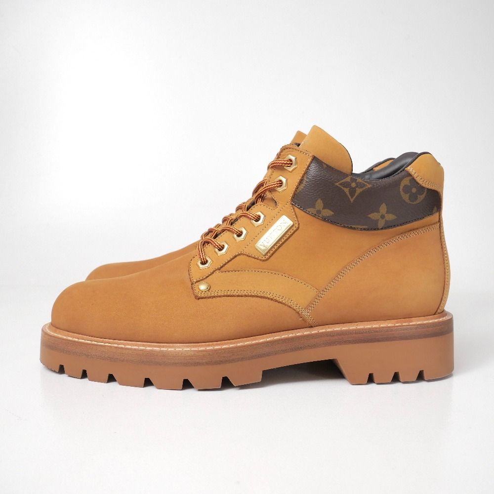 Louis Vuitton Oberkampf Line Boots Monogram Nubuck Ankle 7 — view 2