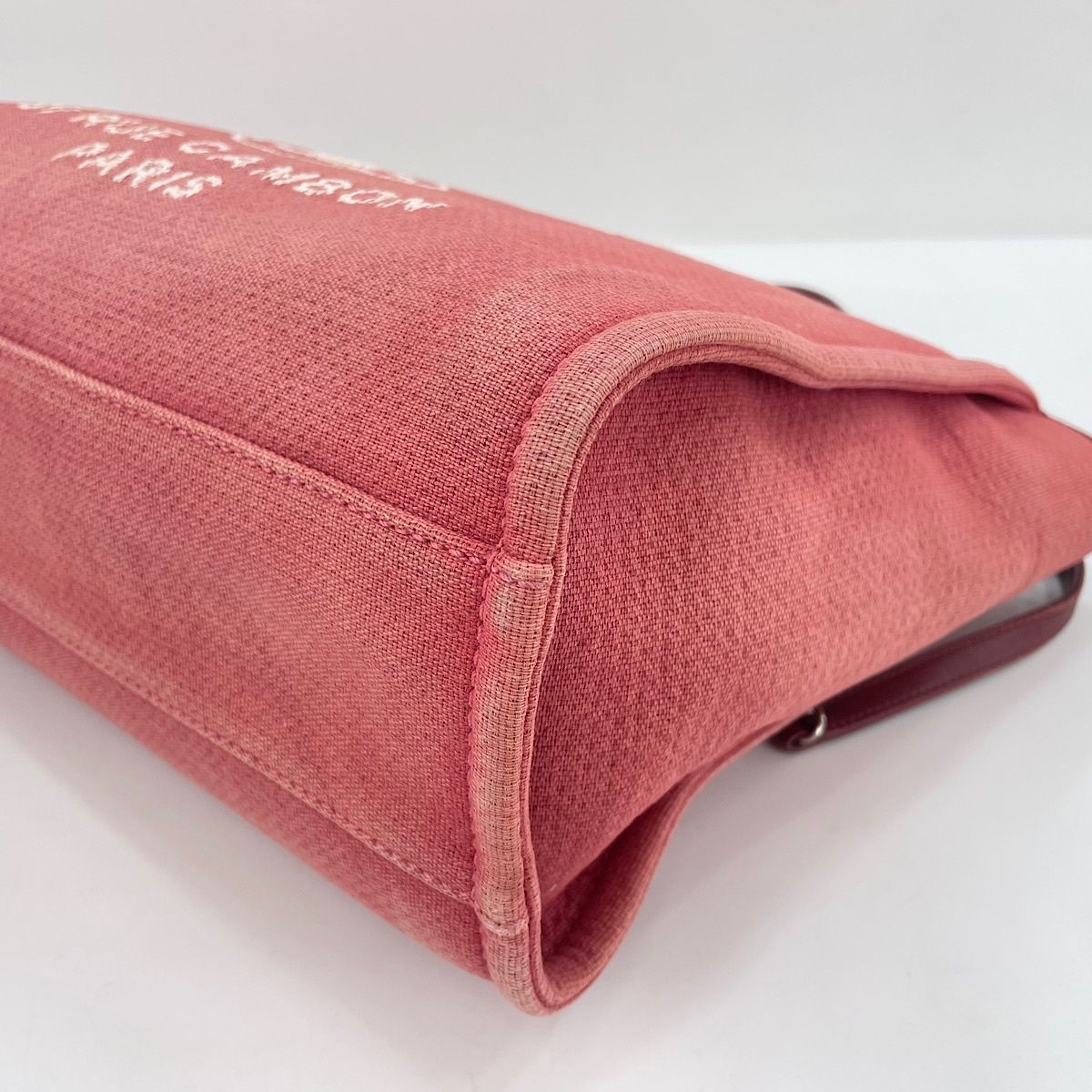 Chanel Tote Bag Deauville Pink — view 8