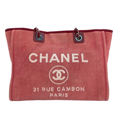 Chanel Tote Bag Deauville Pink — view 2