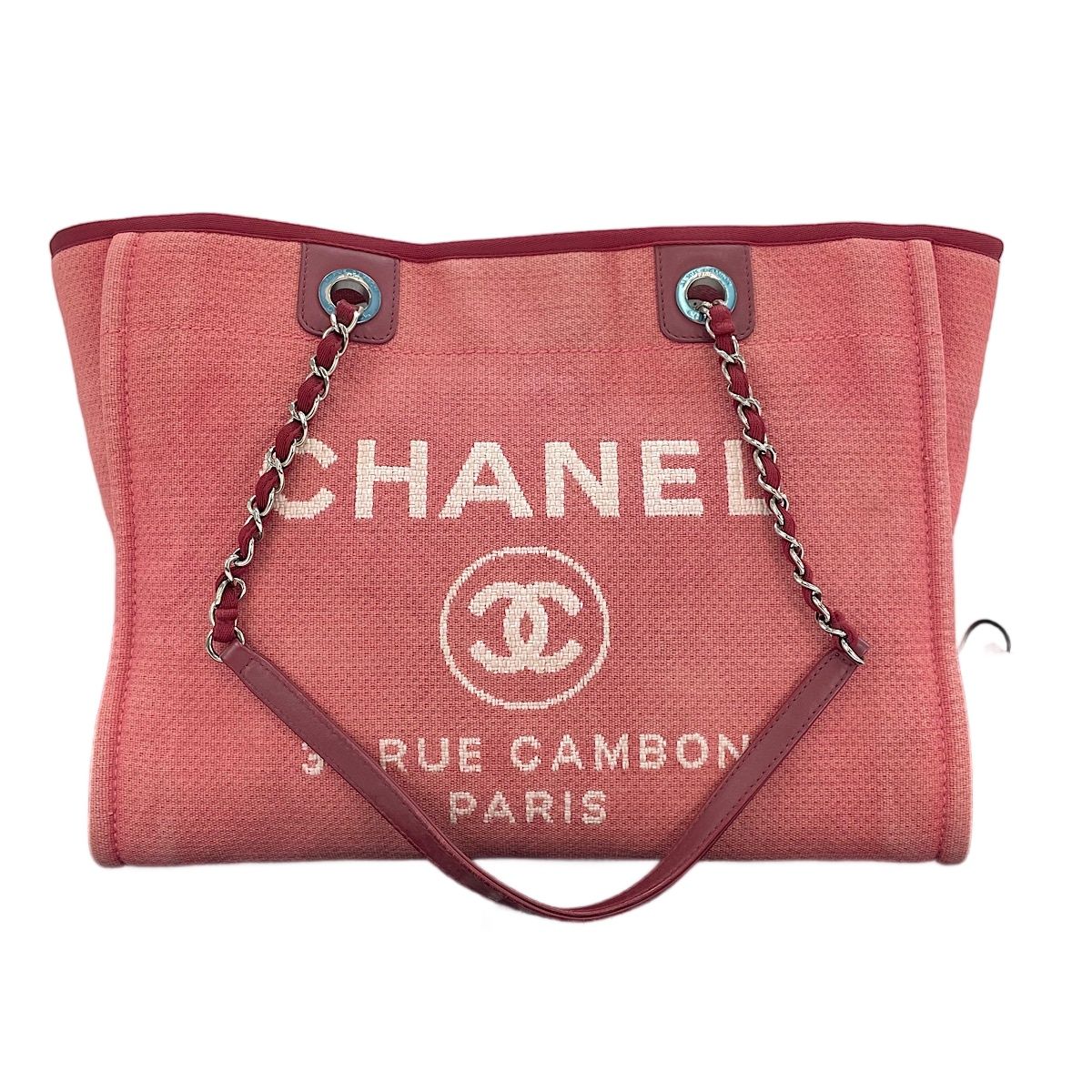 Chanel Tote Bag Deauville Pink