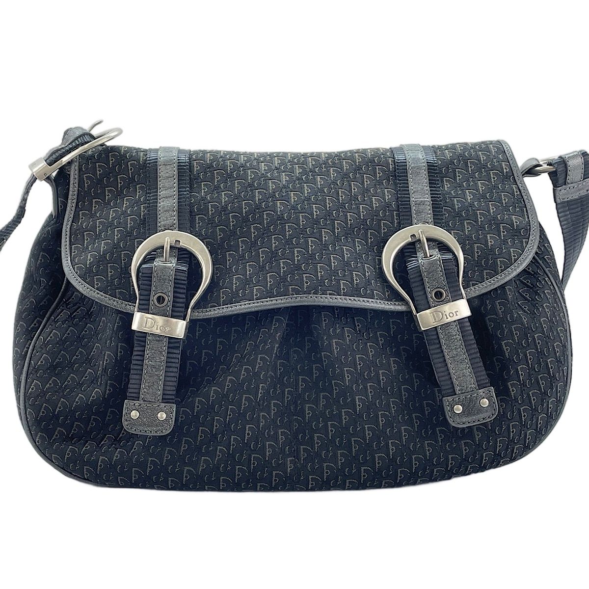 Dior Shoulder Bag Diorissimo Buckle Messenger Trotter — view 2
