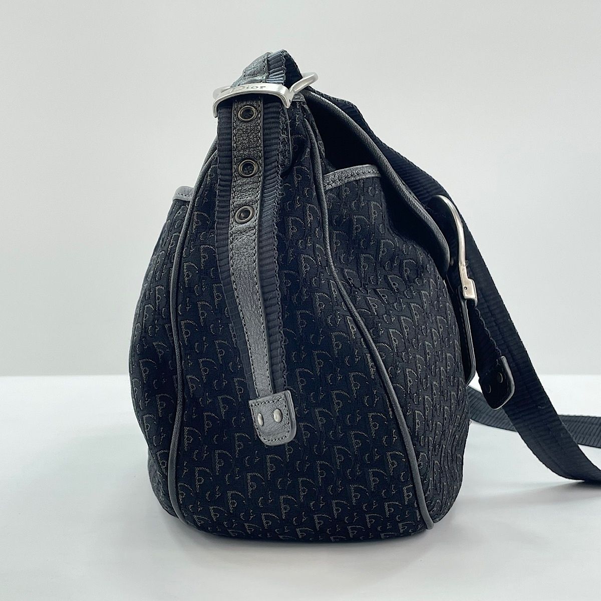 Dior Shoulder Bag Diorissimo Buckle Messenger Trotter — view 8