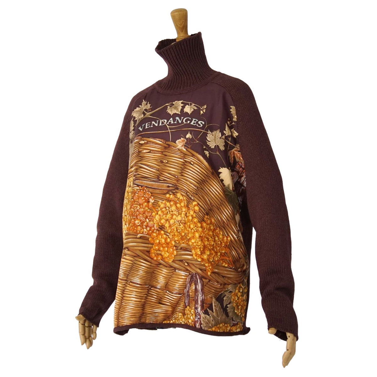 Hermes Knit Martin Margiela Era Sweater High Neck All Over Pattern — view 4