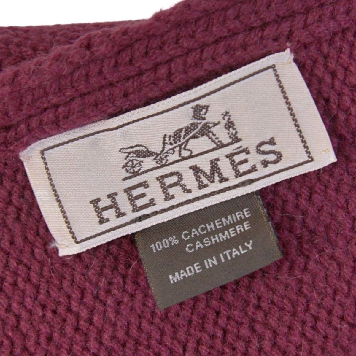 Hermes Scarf Shawl Snood Cashmere — view 5