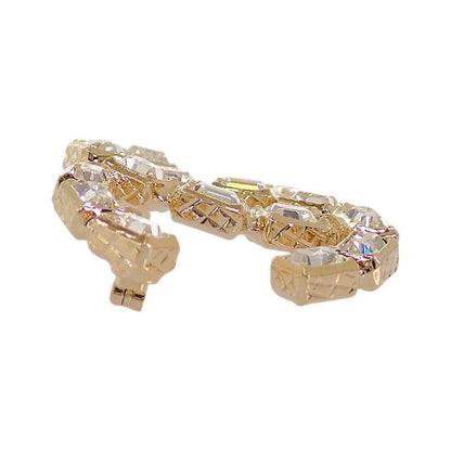 Chanel CC Logo Brooch Metal Crystal Gold — view 4