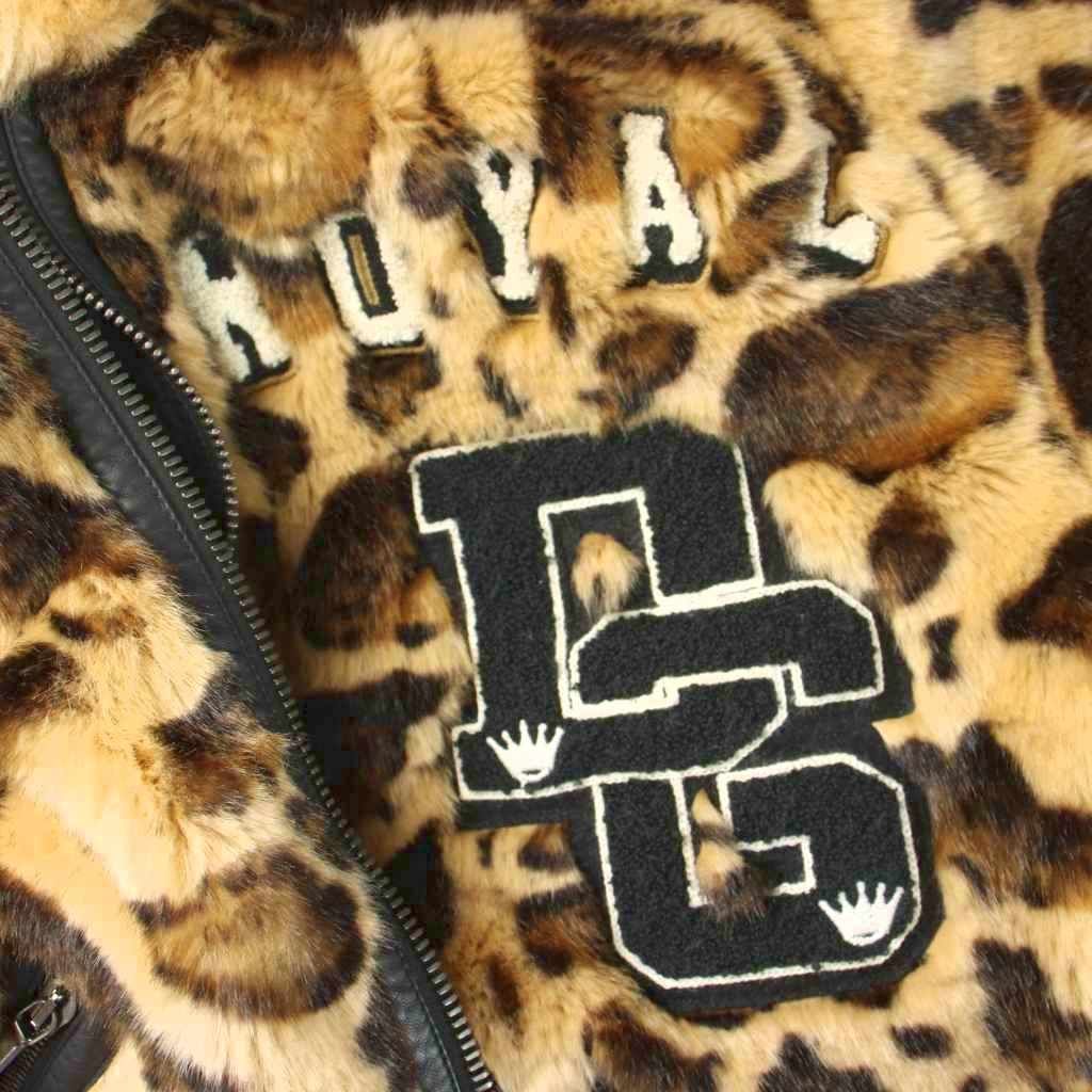 Dolce & Gabbana Jacket Hoodie Faux Fur Animal Leopard Print Zip Up Hood 44 Brown — view 7