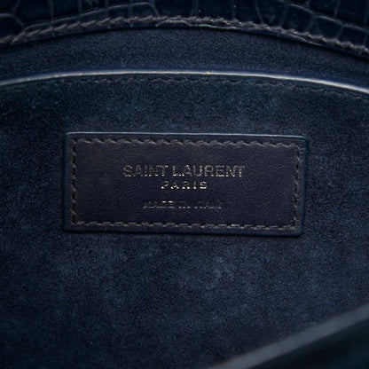 Saint Laurent YSL Monogram Sunset Croco Shoulder Bag — view 7