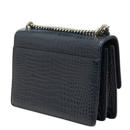Saint Laurent YSL Monogram Sunset Croco Shoulder Bag — view 2