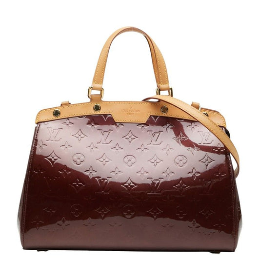 Louis Vuitton Monogram Vernis Blair MM 2-Way Shoulder Bag Rouge Fauvist Patent
