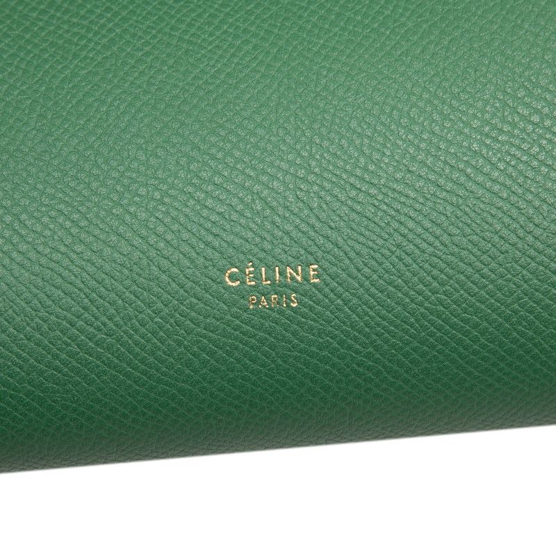 Celine Belt Bag 2-Way Green Leather — view 5