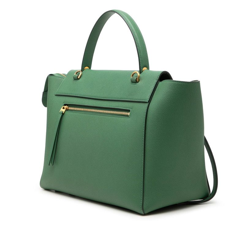 Celine Belt Bag 2-Way Green Leather — view 2