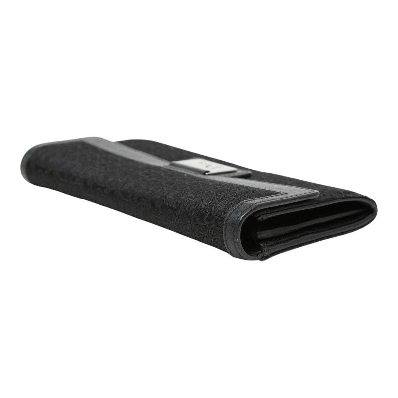 Dior Trotter Wallet Black Canvas Leather — view 6