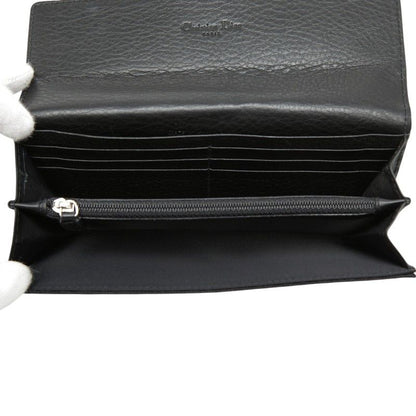 Dior Trotter Wallet Black Canvas Leather — view 8