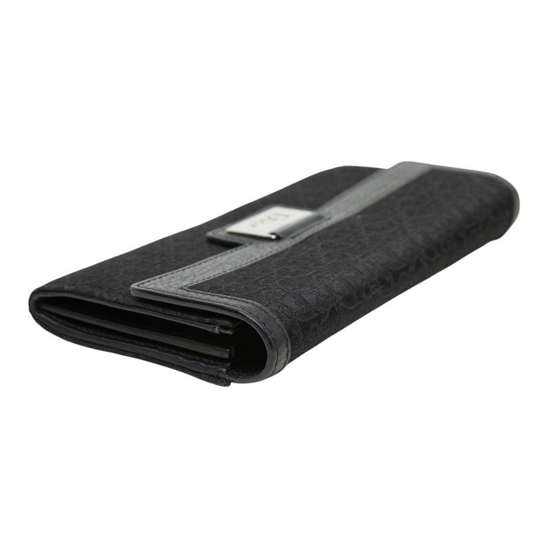 Dior Trotter Wallet Black Canvas Leather — view 7