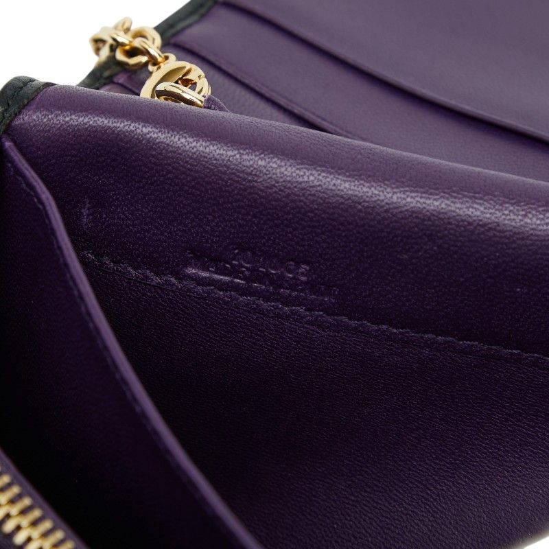 Loewe Anagram Wallet Chain Black Leather Shoulder Bag — view 8