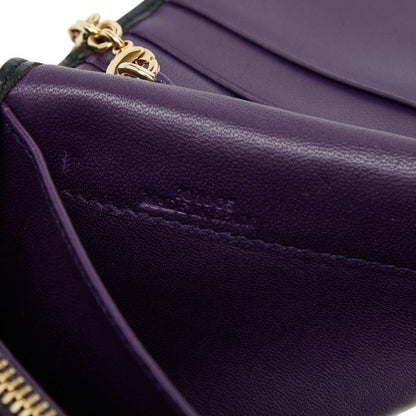 Loewe Anagram Wallet Chain Black Leather Shoulder Bag — view 8