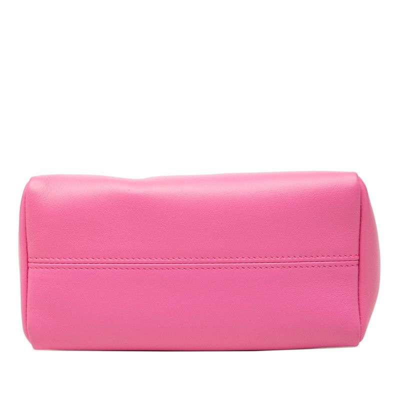 Bvlgari Serpentine Pouch Crossbody Shoulder Bag Pink Leather — view 3