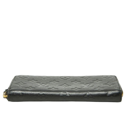Louis Vuitton Monogram Empreinte Zippy Wallet Vintage Zip Around Black Leather — view 3