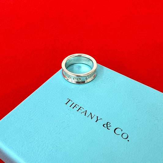 Tiffany & Co Vintage Narrow Ring 925 Sterling Silver