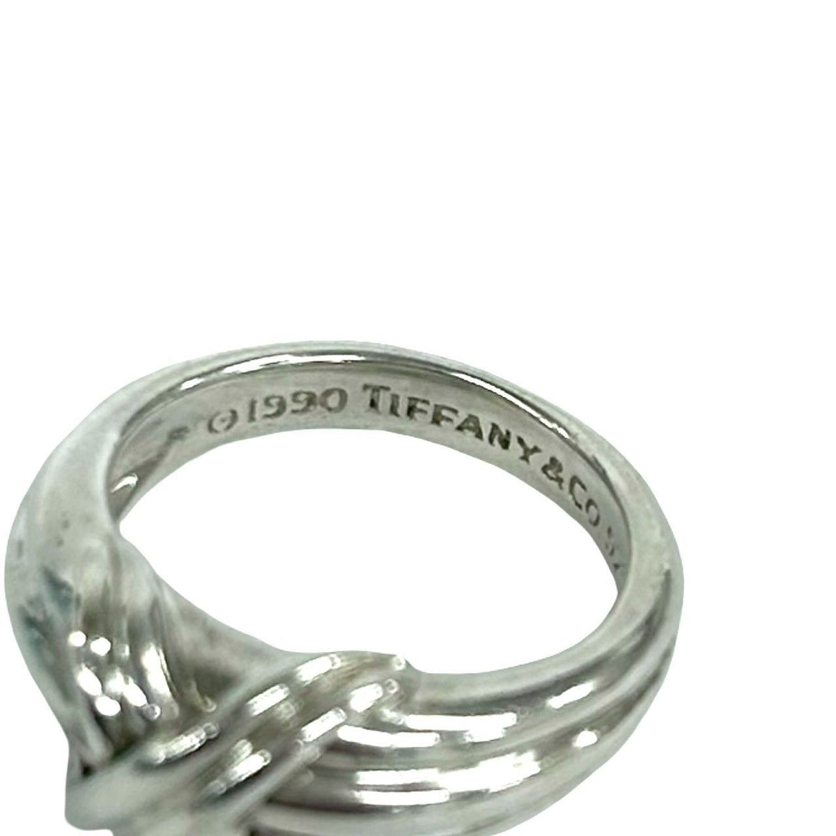 Tiffany & Co Vintage Signature Ring 925 Sterling Silver — view 3