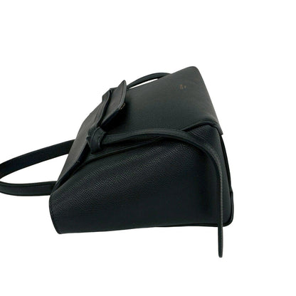 Celine Belt Bag Nano Leather 2-Way Mini Black — view 5